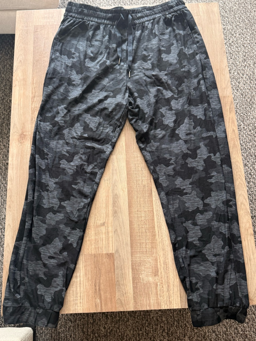 Kyodan Black & Gray Camo Jogger Track Pants